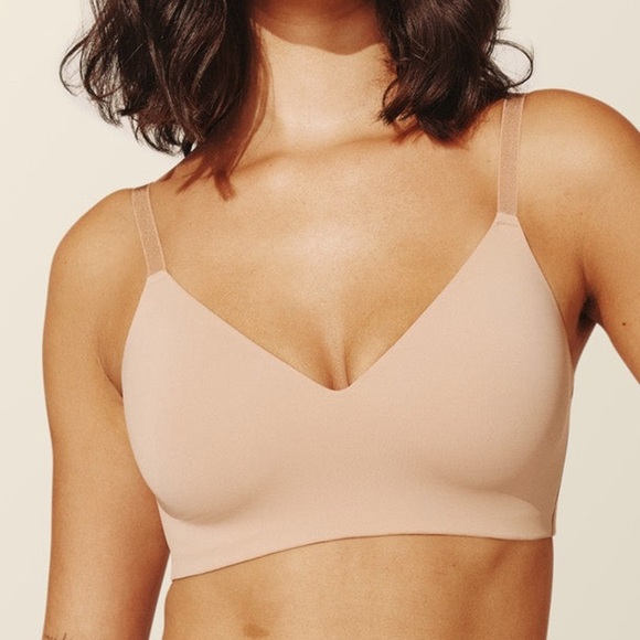 ThirdLove 24/7 Classic Seamless Wireless T-Shirt Bra Sz L Taupe - Picture 1 of 6